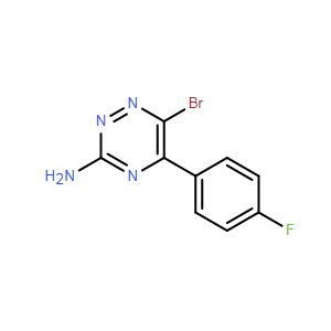 6-溴-5-(4-氟苯基)-1,2,4-三嗪-3-胺