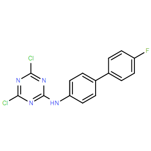 4,6-二氯-N-(4'-氟-[1,1'-聯(lián)苯]-4-基)-1,3,5-三嗪-2-胺