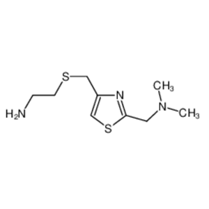 2-(二甲氨基甲基)-4-(2-氨乙基硫甲基)噻唑，78441-62-0