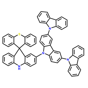 2-(9'H-[9,3':6',9''-tercarbazol]-9'-yl)-10H-spiro[acridine-9,9'-thioxanthene]；2374980-92-2