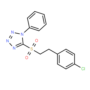 5-((4-氯苯乙基)磺酰基)-1-苯基-1H-四唑,5-((4-Chlorophenethyl)sulfonyl)-1-phenyl-1H-tetrazole