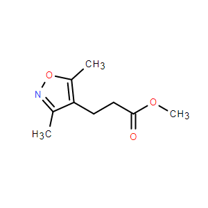 3-(3,5-二甲基異惡唑-4-基)丙酸甲酯,Methyl 3-(3,5-dimethylisoxazol-4-yl)propanoate