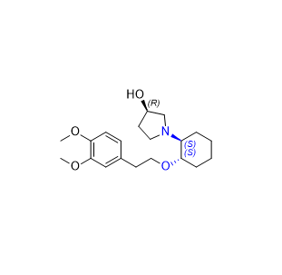 維納卡蘭雜質(zhì)05,(R)-1-((1S,2S)-2-(3,4-dimethoxyphenethoxy)cyclohexyl)pyrrolidin-3-ol