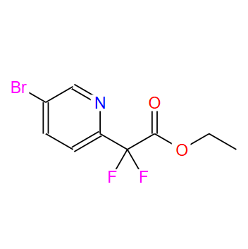 乙基 2-(5-溴吡啶-2-基)-2,2-二氟醋酸鹽,ethyl 2-(5-bromopyridin-2-yl)-2,2-difluoroacetate