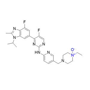 阿貝西利雜質(zhì)11,1-ethyl-4-((6-((5-fluoro-4-(4-fluoro-1-isopropyl-2-methyl-1H-benzo[d]imidazol-6-yl)pyrimidin-2-yl)amino)pyridin-3-yl)methyl)piperazine 1-oxide