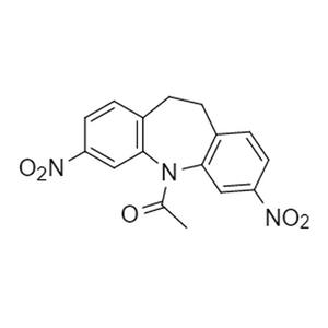 1-(3,7-二硝基-10,11-二氫-5H-二苯并[b,f]氮雜卓-5-基)乙酮