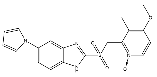 2-（（（5-（1H-吡咯-1-基）-1H-苯并[d]咪唑-2-基）磺?；┘谆?4-甲氧基-3-甲基吡啶-1-氧化物,2-(((5-(1H-pyrrol-1-yl)-1H-benzo[d]imidazol-2-yl)sulfonyl)methyl)-4-methoxy-3-methylpyridine 1-oxide