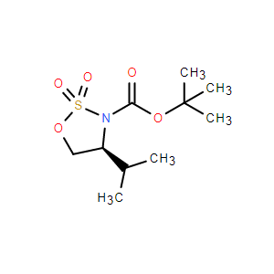 (S)-4-異丙基-1,2,3-氧雜噻唑烷-3-羧酸叔丁酯 2,2-二氧化物,(S)-tert-Butyl 4-isopropyl-1,2,3-oxathiazolidine-3-carboxylate 2,2-dioxide