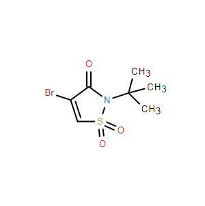 4-溴-2-(叔丁基)異噻唑-3(2H)-酮1,1-二氧化物,4-Bromo-2-(tert-butyl)isothiazol-3(2H)-one 1,1-dioxide