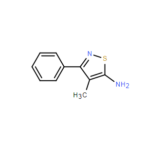 4-甲基-3-苯基異噻唑-5-胺,4-Methyl-3-phenylisothiazol-5-amine