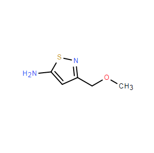 3-(甲氧基甲基)異噻唑-5-胺,3-(Methoxymethyl)isothiazol-5-amine