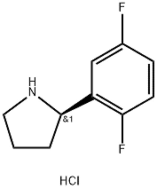 (R)-2-(2,5-二氟苯基)吡咯烷鹽酸鹽,(R)-2-(2,5-DIFLUOROPHENYL)PYRROLIDINE HYDROCHLORIDE