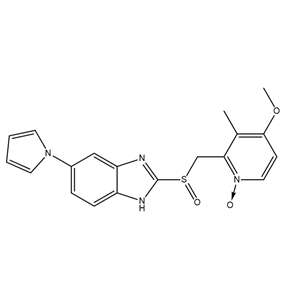 2-（（（5-（1H-吡咯-1-基）-1H-苯并[d]咪唑-2-基）亞磺?；┘谆?4-甲氧基-3-甲基吡啶-1-氧化物