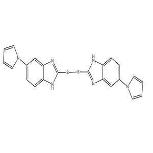 1,2-双（5-（1H-吡咯-1-基）-1H-苯并[d]咪唑-2-基）二硫烷