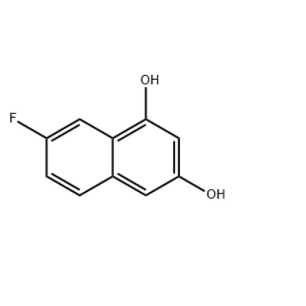 7-氟-1,3-萘二醇,1,3-Naphthalenediol, 7-fluoro-