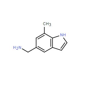 (7-甲基-1H-吲哚-5-基)甲胺,(7-Methyl-1H-indol-5-yl)methanamine