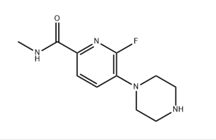 6-氟-N-甲基-5-(1-哌嗪基)-2-吡啶甲酰胺,2-Pyridinecarboxamide, 6-fluoro-N-methyl-5-(1-piperazinyl)-