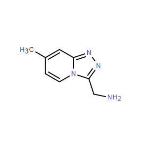 (7-甲基-[1,2,4]三唑并[4,3-a]吡啶-3-基)甲胺,(7-Methyl-[1,2,4]triazolo[4,3-a]pyridin-3-yl)methanamine