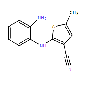 奧氮平雜質(zhì)G,2-((2-aminophenyl)amino)-5-methylthiophene-3-carbonitrile