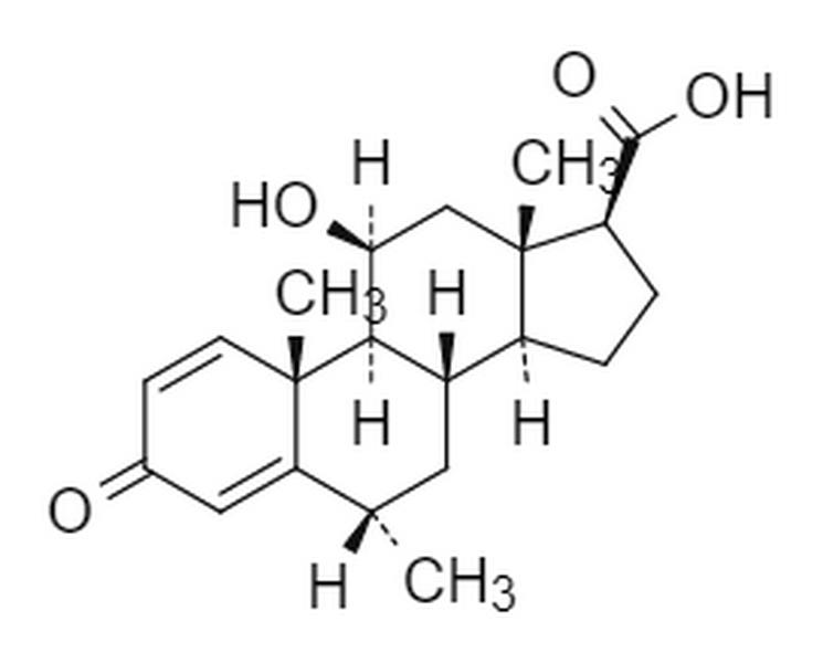 甲潑尼龍 EP雜質(zhì)E,11β-hydroxy-6α-methyl-3-oxoandrosta-1,4-diene-17β-carboxylic acid