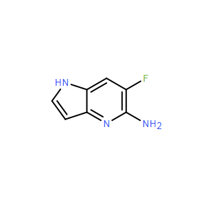 6-氟-1H-吡咯并[3,2-b]吡啶-5-胺,6-Fluoro-1H-pyrrolo[3,2-b]pyridin-5-amine