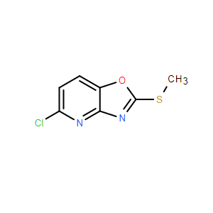 5-氯-2-(甲硫基)惡唑并[4,5-b]吡啶,5-Chloro-2-(methylthio)oxazolo[4,5-b]pyridine