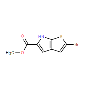 2-溴-6H-噻吩并[2,3-b]吡咯-5-羧酸甲酯,Methyl 2-bromo-6H-thieno[2,3-b]pyrrole-5-carboxylate