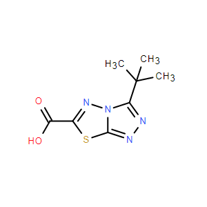 3-(叔丁基)-[1,2,4]三唑并[3,4-b][1,3,4]噻二唑-6-羧酸,3-(tert-Butyl)-[1,2,4]triazolo[3,4-b][1,3,4]thiadiazole-6-carboxylic acid