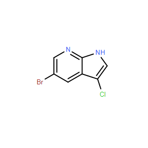 5-溴-3-氯-1H-吡咯并[2,3-b]吡啶,5-Bromo-3-chloro-1H-pyrrolo[2,3-b]pyridine