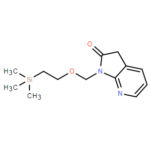 1-[[2-(三甲基硅基)乙氧基]甲基]-1H-吡咯并[2,3-b]吡啶-2(3H)-酮,1-((2-(Trimethylsilyl)ethoxy)methyl)-1H-pyrrolo[2,3-b]pyridin-2(3H)-one