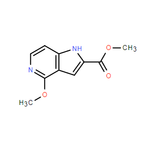 4-甲氧基-1H-吡咯并[3,2-c]吡啶-2-甲酸甲酯,Methyl 4-methoxy-1H-pyrrolo[3,2-c]pyridine-2-carboxylate