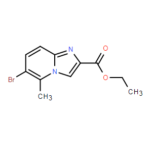 6-溴-5-甲基咪唑并[1,2-a]吡啶-2-羧酸乙酯,Ethyl 6-bromo-5-methylimidazo[1,2-a]pyridine-2-carboxylate