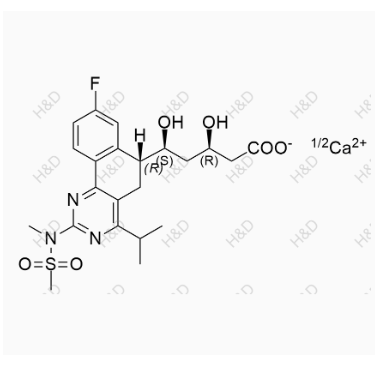 瑞舒伐他汀鈣鹽異構(gòu)體光降解-5,calcium (3R,5S)-5-((R)-8-fluoro-4-isopropyl-2-(N-methylmethylsulfonamido)-5,6-dihydrobenzo[h]quinazolin-6-yl)-3,5-dihydroxypentanoate