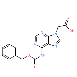 2-(6-(((芐氧基)羰基)氨基)-9H-嘌呤-9-基)乙酸,2-(6-(((Benzyloxy)carbonyl)amino)-9H-purin-9-yl)acetic acid