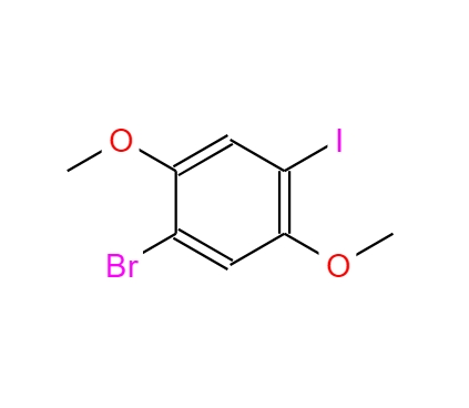 1-溴-2,5-二甲氧基-4-碘苯,1-bromo-4-iodo-2,5-dimethoxybenzene