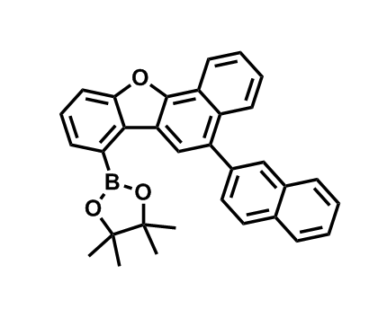 (5-(萘-2-基)萘并[1,2-b]苯并呋喃-7-基)-硼酸頻哪醇酯,4,4,5,5-tetramethyl-2-(5-(naphthalen-2-yl)naphtho[1,2-b]benzofuran-7-yl)-1,3,2-dioxaborolane