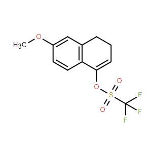 6-甲氧基-3,4-二氫萘-1-基三氟甲磺酸酯,6-Methoxy-3,4-dihydronaphthalen-1-yl trifluoromethanesulfonate