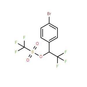 1-（4-溴苯基）-2,2,2-三氟乙基三氟甲磺酸酯,1-(4-Bromophenyl)-2,2,2-trifluoroethyl trifluoromethanesulfonate