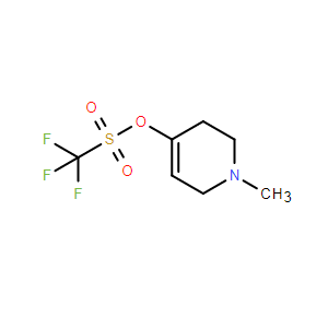 1-甲基-1,2,3,6-四氫吡啶-4-基三氟甲磺酸酯,1-Methyl-1,2,3,6-tetrahydropyridin-4-yl trifluoromethanesulfonate