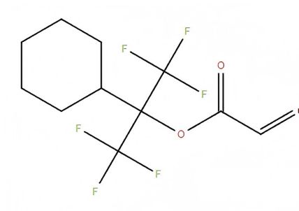 2-丙烯酸, 1-環(huán)己基-2,2,2-三氟-1-(三氟甲基)乙酯