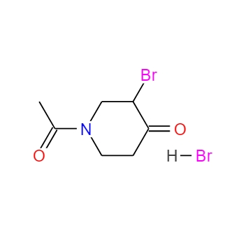 N-乙?；?3-溴-4-哌啶酮?dú)滗逅?N-acetyl-3-bromo-4-piperidone hydrobromide