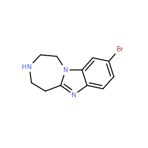 9-溴-2,3,4,5-四氫-1H-苯并[4,5]咪唑并[1,2-d][1,4]二氮雜卓,9-Bromo-2,3,4,5-tetrahydro-1H-benzo[4,5]imidazo[1,2-d][1,4]diazepine