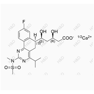 瑞舒伐他汀鈣鹽異構(gòu)體光降解-6    854898-50-3