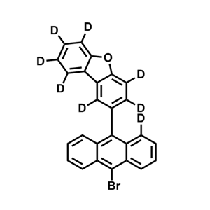 8-(10-溴-9-蒽-1,2,3,4,5,6,7,8-d8)二苯并呋喃