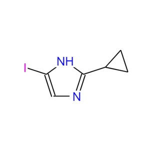 2-環(huán)丙基-5-碘-1H-咪唑,2-Cyclopropyl-4-iodo-1H-iMidazole