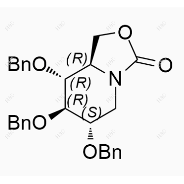 米格列醇雜質(zhì)22,(6S,7R,8R,8aR)-6,7,8-tris(benzyloxy)tetrahydro-1H-oxazolo[3,4-a]pyridin-3(5H)-one