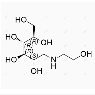 米格列醇雜質(zhì)25,(2R,3R,4R,5S)-6-((2-hydroxyethyl)amino)hexane-1,2,3,4,5-pentaol