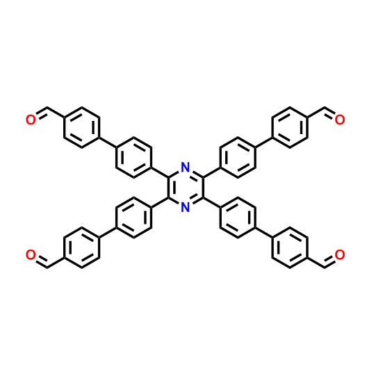 4',4''',4''''',4'''''''-(吡嗪-2,3,5,6-四烷基)四(([1,1'-聯苯]-4 -甲醛)),INDEX NAME NOT YET ASSIGNED
