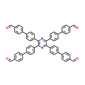 4',4''',4''''',4'''''''-(吡嗪-2,3,5,6-四烷基)四(([1,1'-聯(lián)苯]-4 -甲醛))