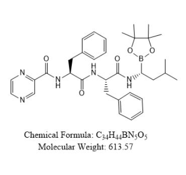 N-(S)-1-(((S)-1-(((R)-3-甲基-1-(4,4,5,5-四甲基-1,3,2-二氧雜硼烷-2-基)丁基)氨基)-1-氧代-3-苯基丙-2-基)氨基)-3-氧代-3-苯丙-2-基吡嗪-2-甲酰胺,N-(S)-1-(((S)-1-(((R)-3-methyl-1-(4,4,5,5-tetramethyl-1,3,2-dioxabora-2-yl)butyl)amino)-1-oxo-3-phenylpropyl-2-yl)amino)-3-oxo-3-phenylpropyl-2-ylpyrazine-2-carboxamide